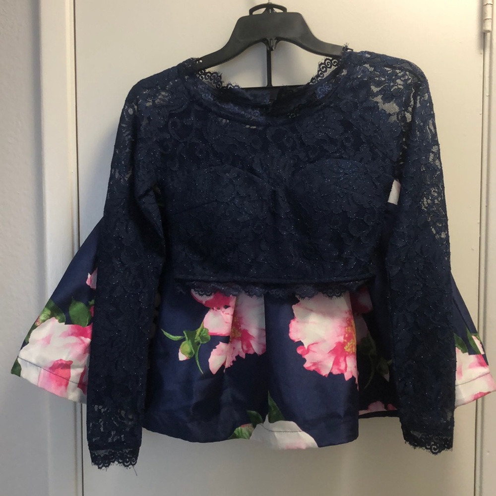Two piece cocktail dress